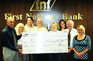 First National Bank Donates to Bonham